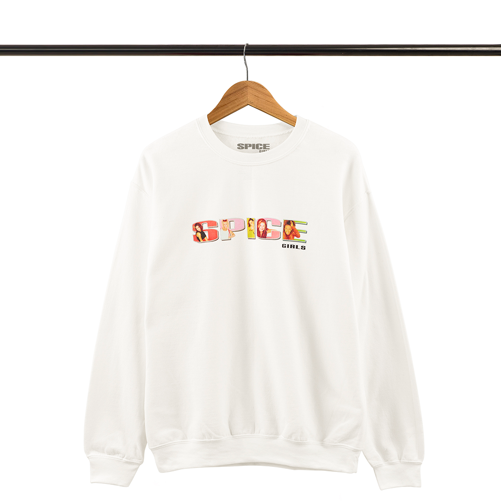 Spice 25 White Crewneck Spice Girls Official Store