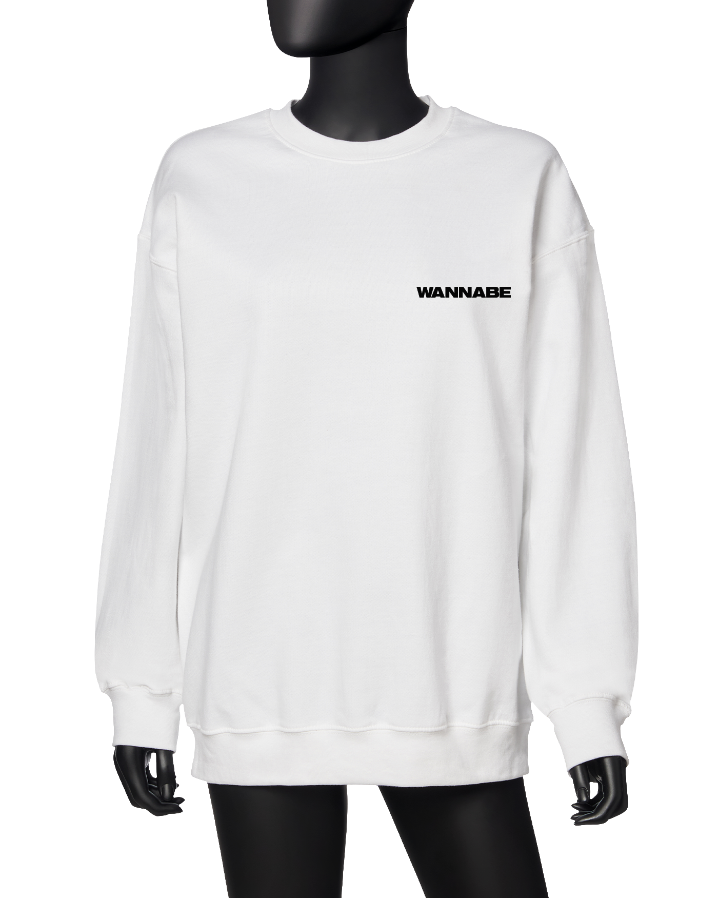 Wannabe Girls Sweatshirt Mannequin