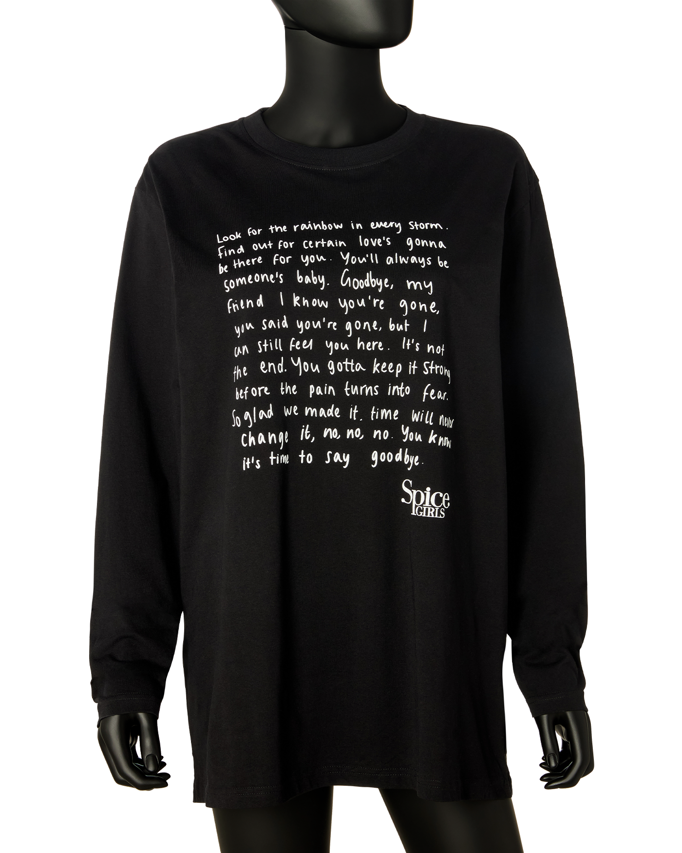 Spice Girls Goodbye Lyric Longsleeve T-Shirt 1