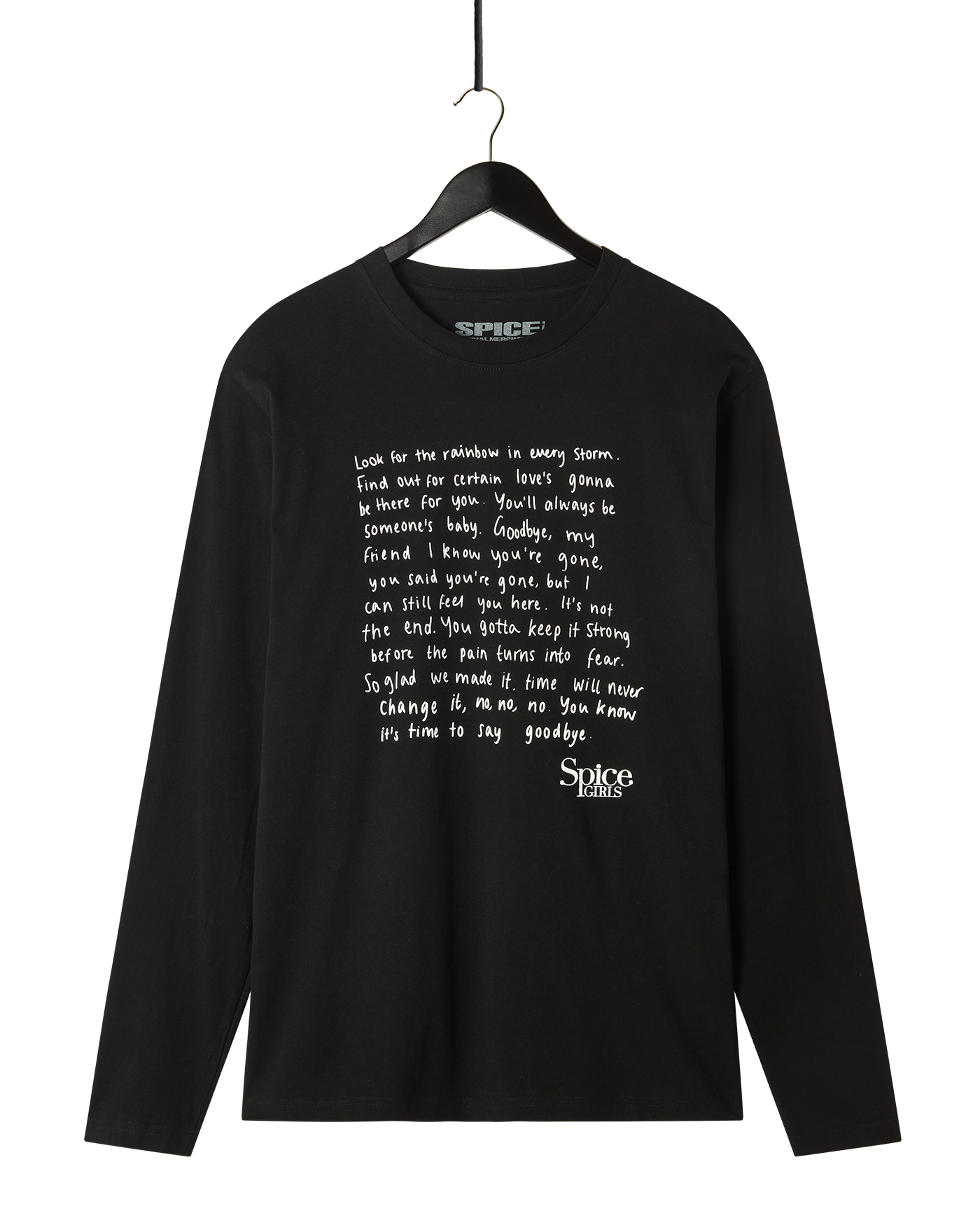 Spice Girls Goodbye Lyric Longsleeve T-Shirt 2