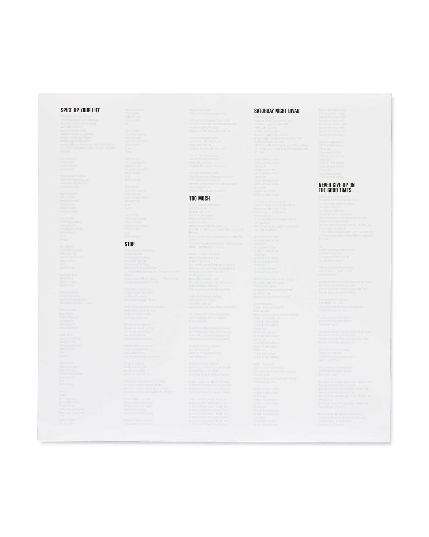 Spiceworld 25 Limited Edition LP