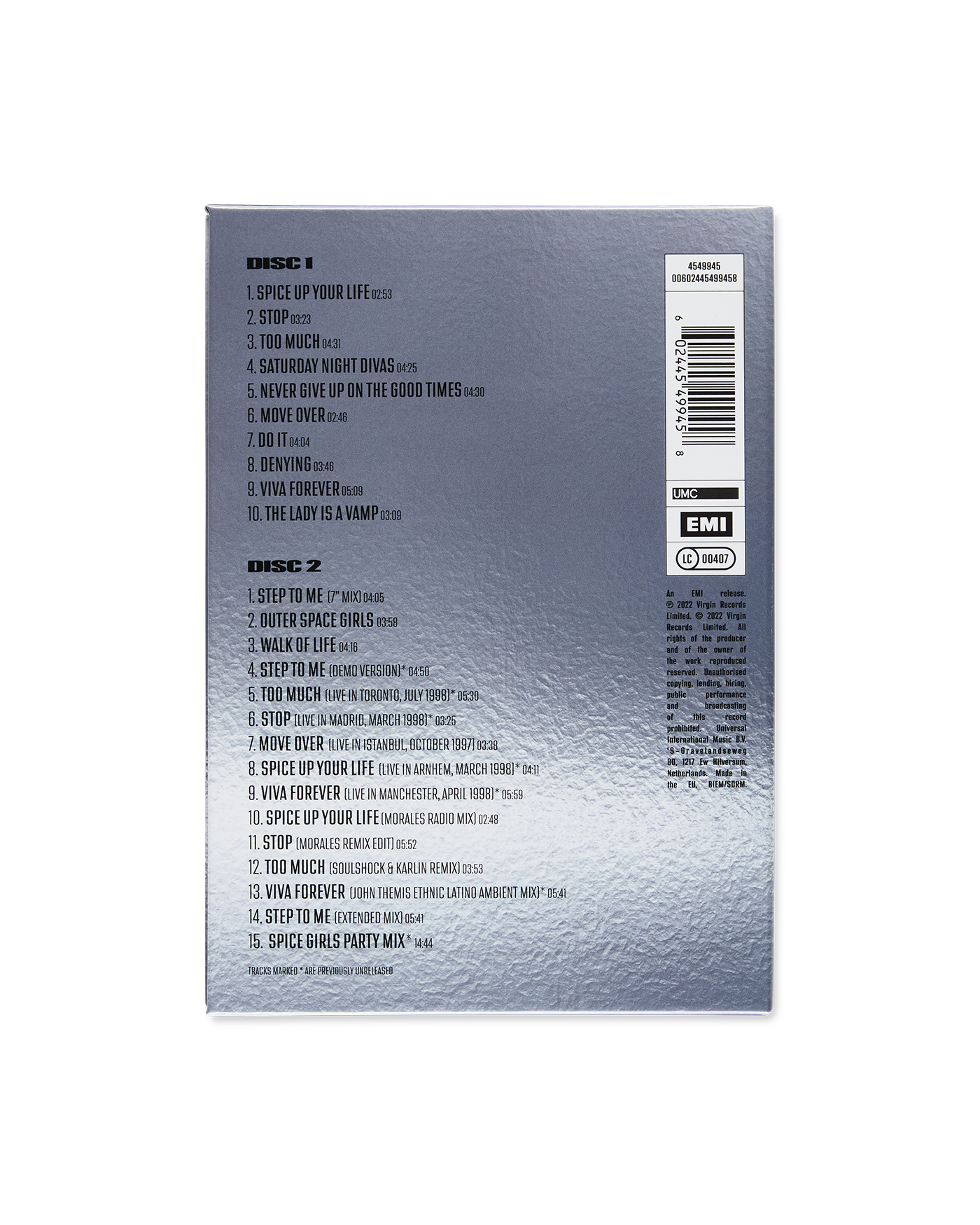 Spiceworld 25 2CD + Hardback Book 5