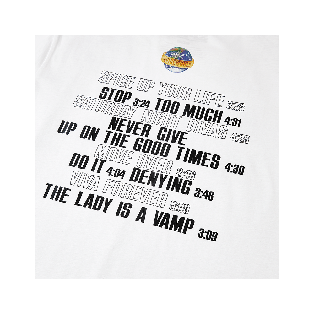 Camiseta Sin Mangas Oficial Spice Girls Spice World - Licencia Bravado, Corte Clásico, Tejido Ligero