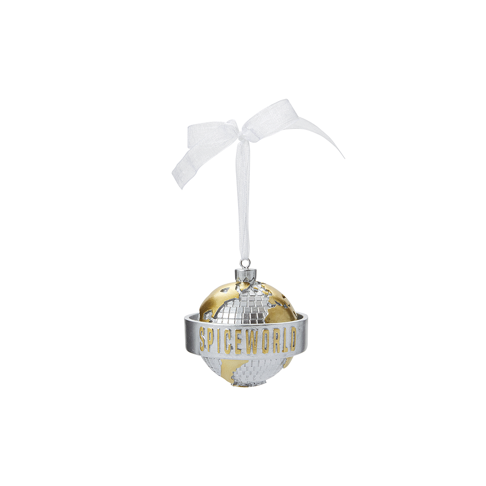 Spiceworld Globe Ornament Front
