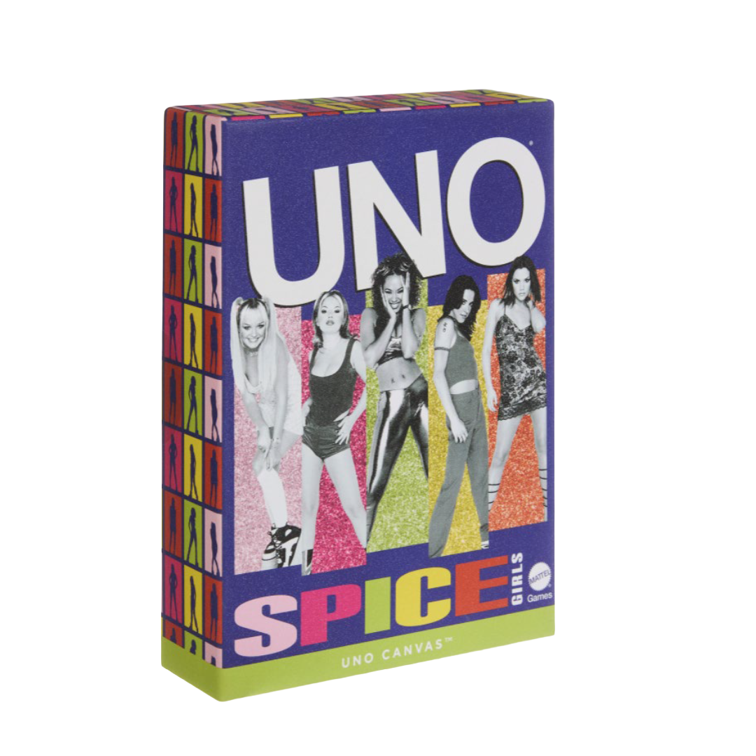 UNO Canvas Spice Girls Card Game Box