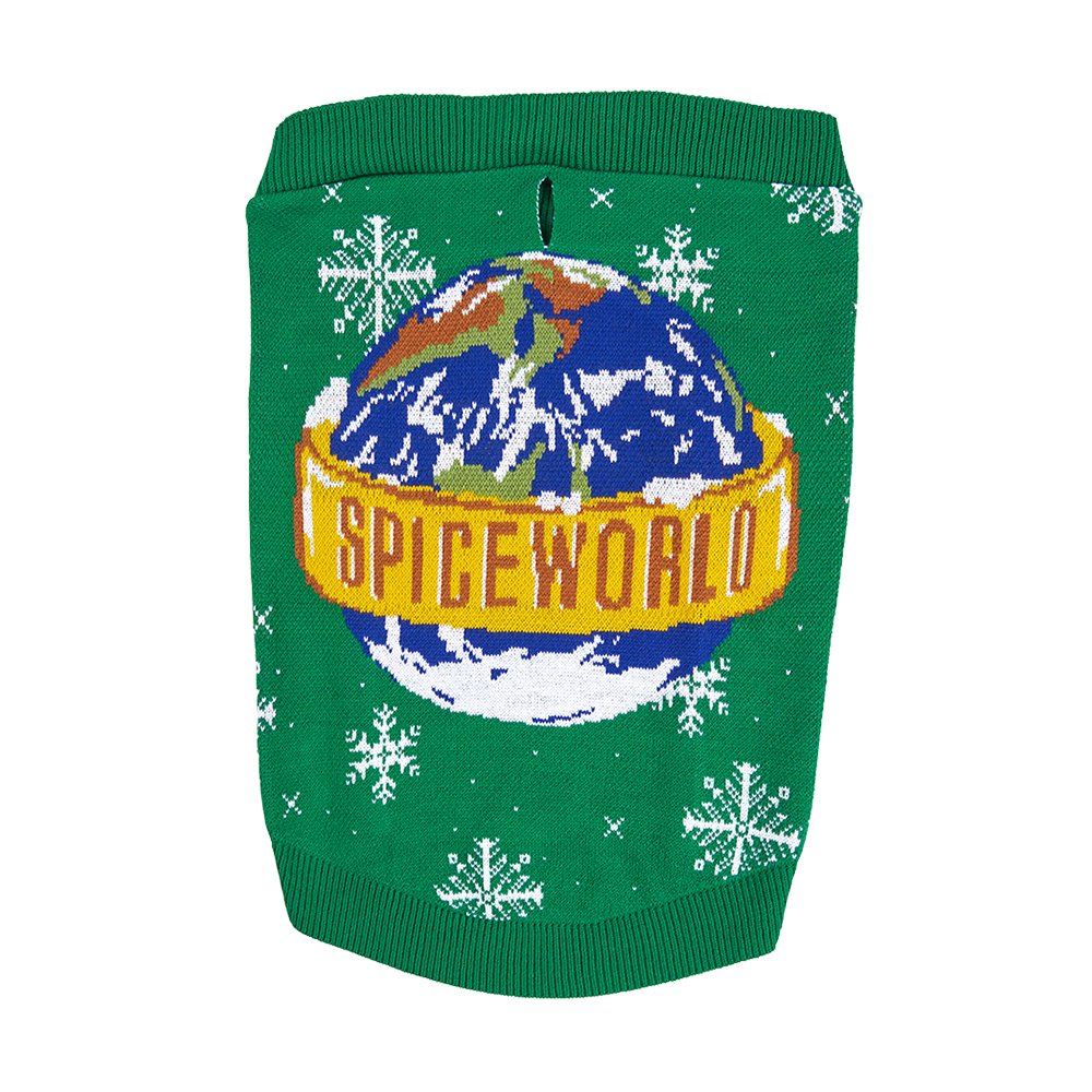 Spiceworld Christmas Pet Knit Sweater Front