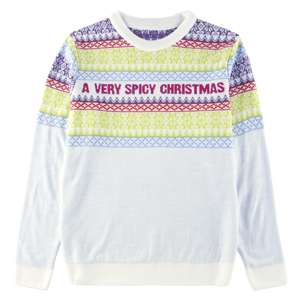 A Very Spicy Christmas Sweater Front 