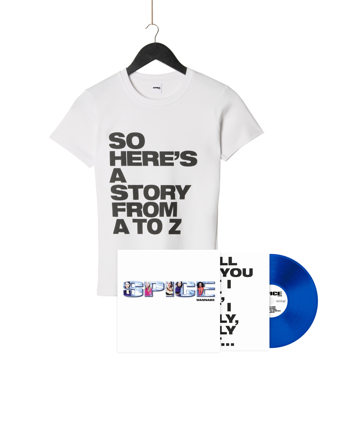 Wannabe Fitted T-Shirt + Tiny Vinyl