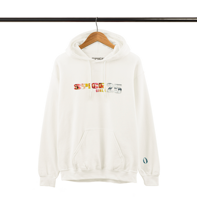 Spice 25 White Hoodie