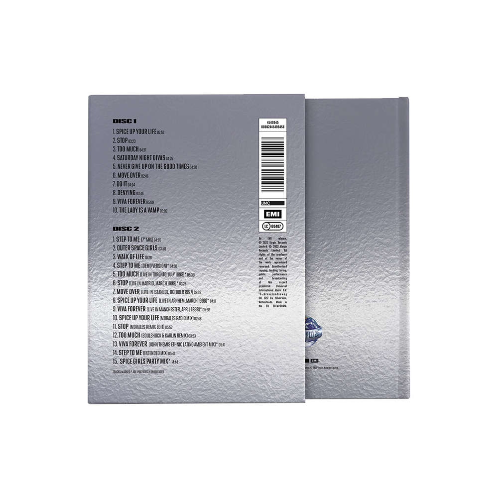 Spiceworld 25 2CD + Hardback Book Sleeve